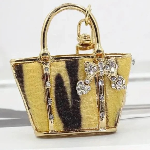 New Purse Keychain/Charm in 4 colors - Picture 2 of 3